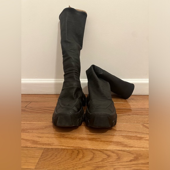 Rick Owens Hiking Tractor Sock Boots - Picture 2 of 9